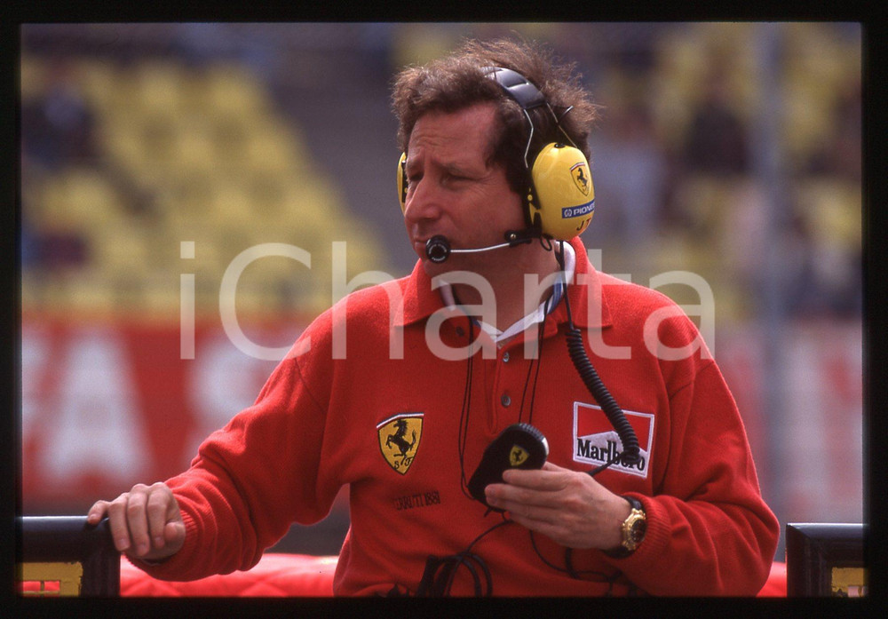35mm vintage slide* 1995 F1 GP SAN MARINO Jean TODT Cronometrista al muretto (4)