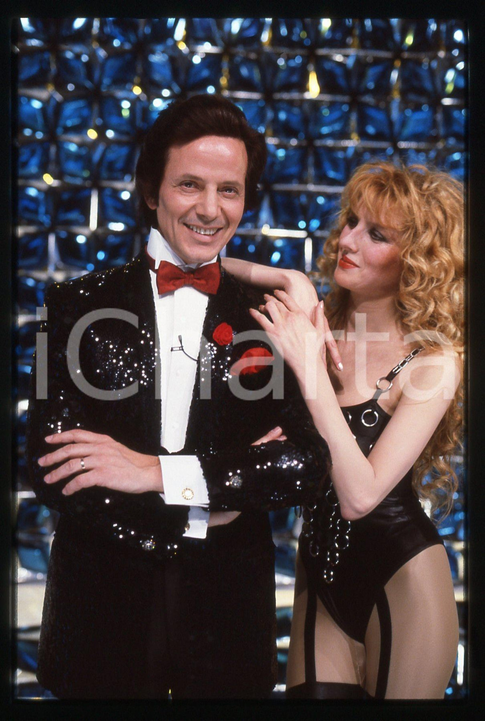 35mm vintage slide* 1984 RAI 2 IL TRAPPOLONE Mago SILVAN Aldo SAVOLDELLO (3)