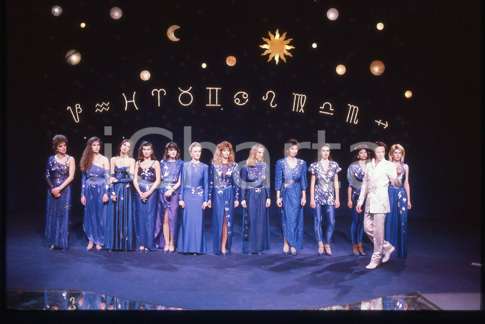 35mm vintage slide* 1984 RAI 2 IL TRAPPOLONE Mago SILVAN - Gioco di prestigio 10