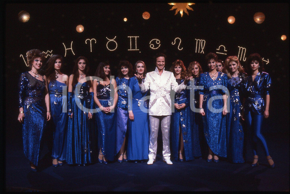 35mm vintage slide* 1984 RAI 2 IL TRAPPOLONE Mago SILVAN - Gioco di prestigio 18