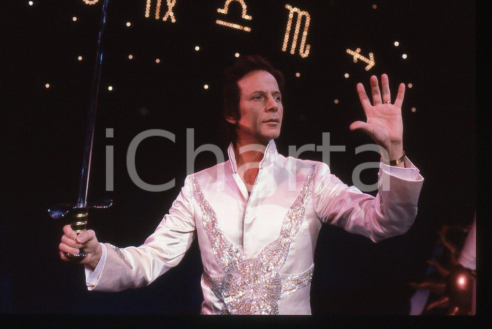 35mm vintage slide* 1984 RAI 2 IL TRAPPOLONE Mago SILVAN - Gioco di prestigio 52