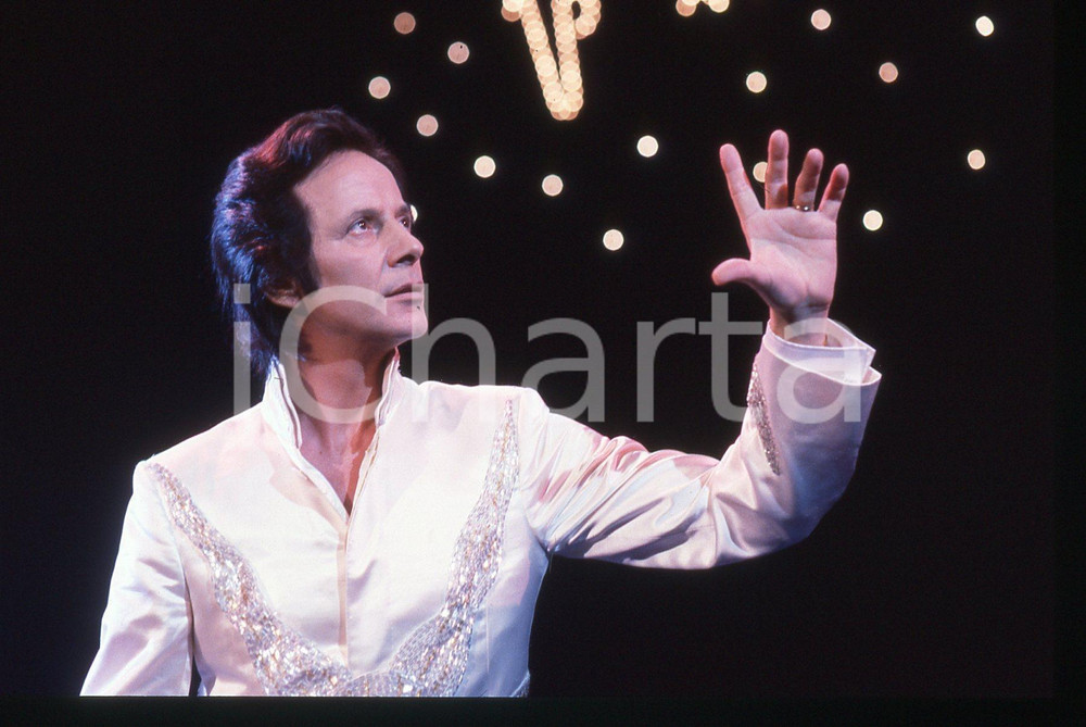 35mm vintage slide* 1984 RAI 2 IL TRAPPOLONE Mago SILVAN Aldo SAVOLDELLO (40)