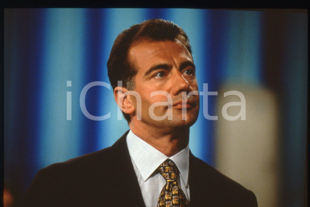 35mm vintage slide* 1998 RAI 2 CRONACA IN DIRETTA Michele CUCUZZA - Ritratto (2)