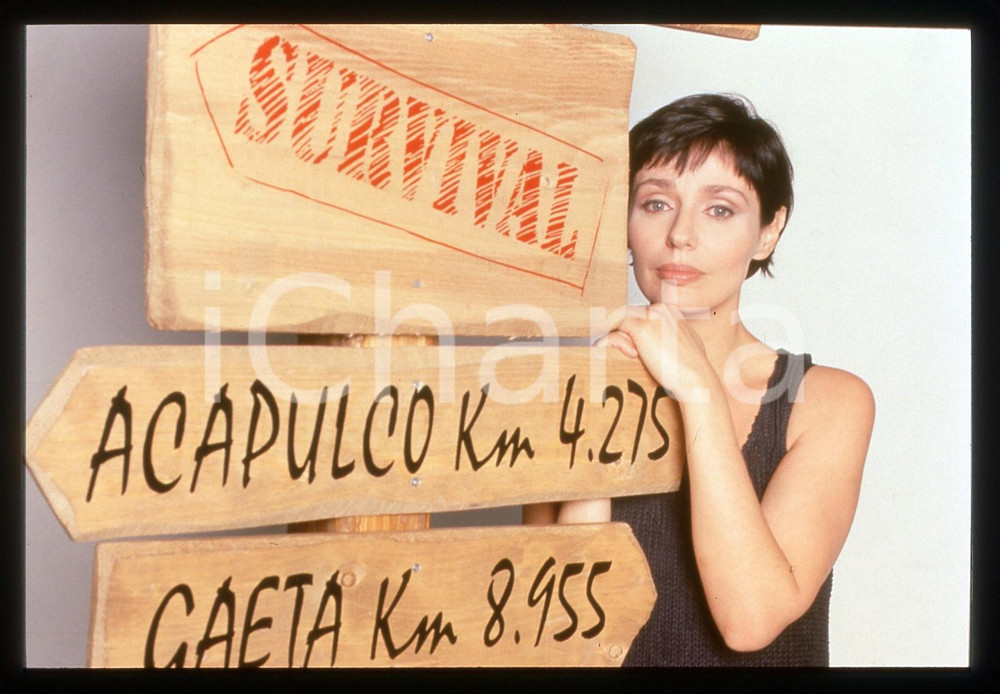 35mm vintage slide* 1998 RAI 3 SURVIVAL Barbara CUPISTI - Ritratto