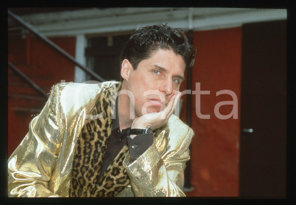 35mm vintage slide* 1998 MILANO ZELIG Raul CREMONA Ritratto del comico (2)
