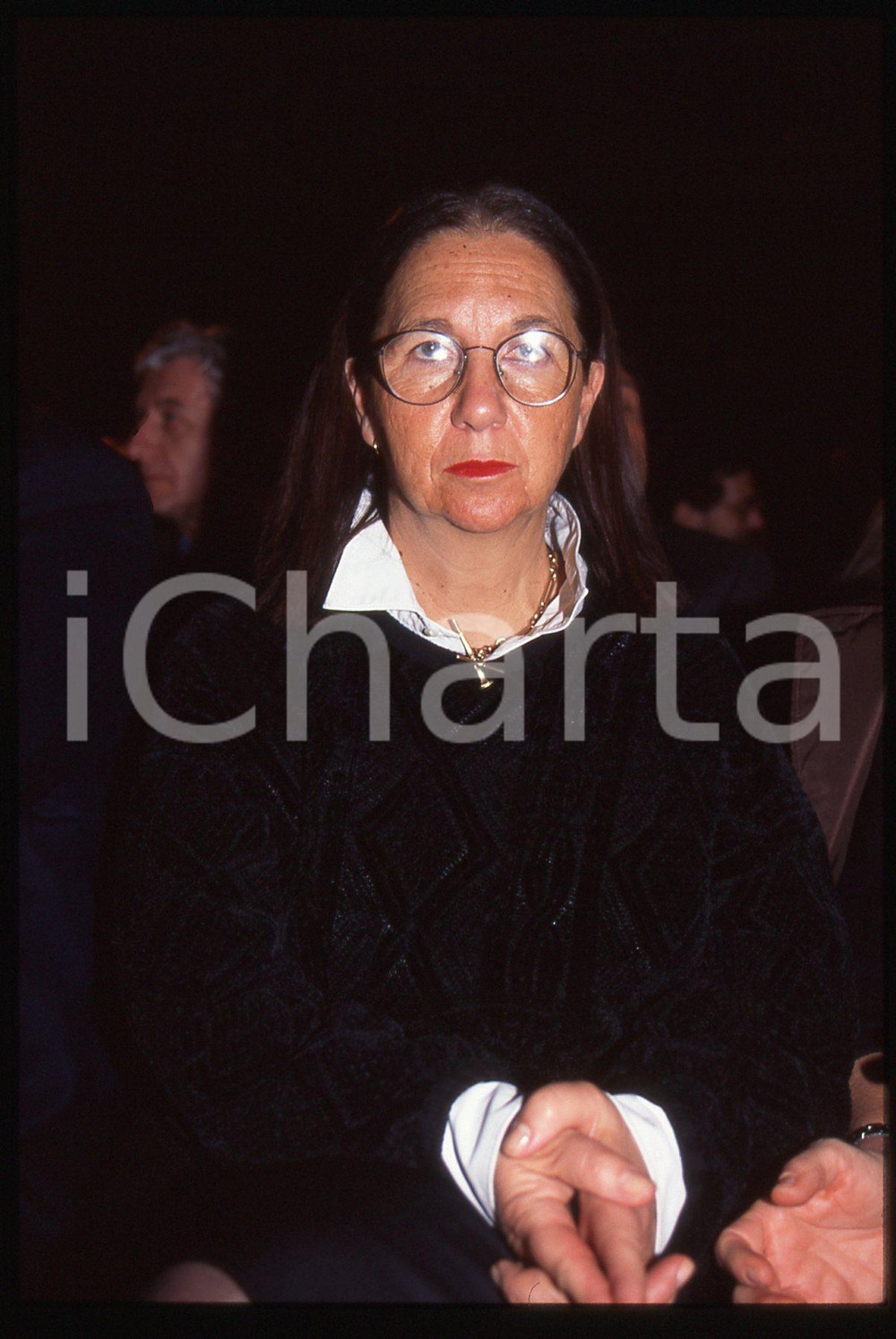 35mm vintage slide* 2000 ca MODA Carla VANNI - Ritratto direttrice GRAZIA (8)