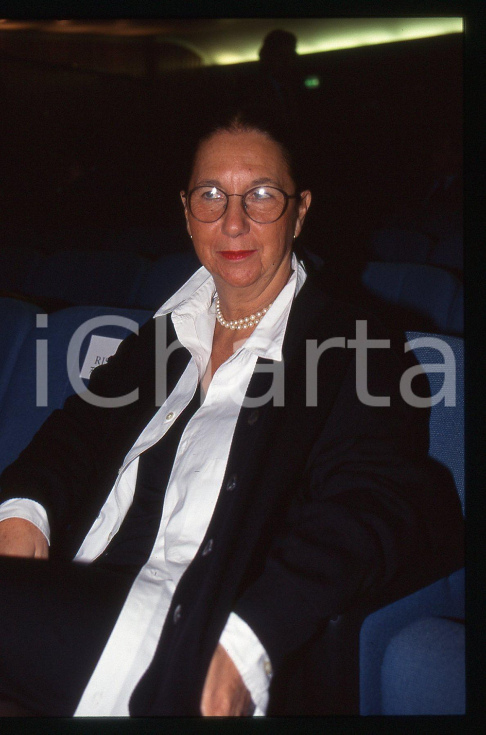 35mm vintage slide* 2000 ca MODA Carla VANNI - Ritratto direttrice GRAZIA (10)