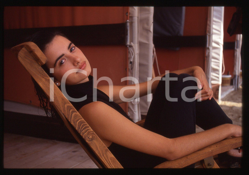 35mm vintage slide* 1992 VENEZIA LIDO Penelope CRUZ - Ritratto dell'attrice (21)