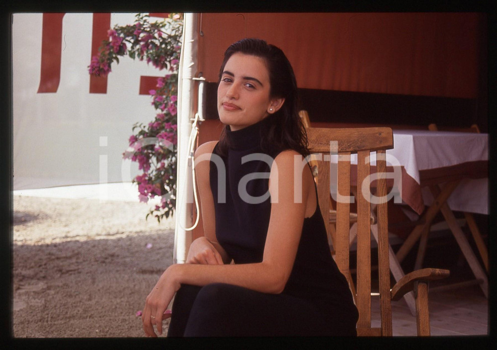 35mm vintage slide* 1992 VENEZIA LIDO Penelope CRUZ - Ritratto dell'attrice (47)