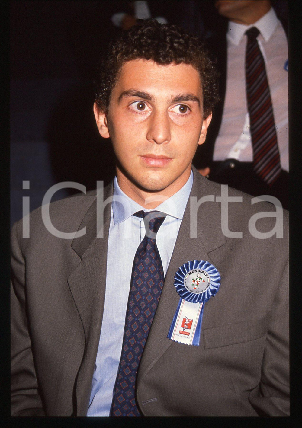 35mm vintage slide* 1989 ITALIA CALCIO Gianluca VICINI - Ritratto