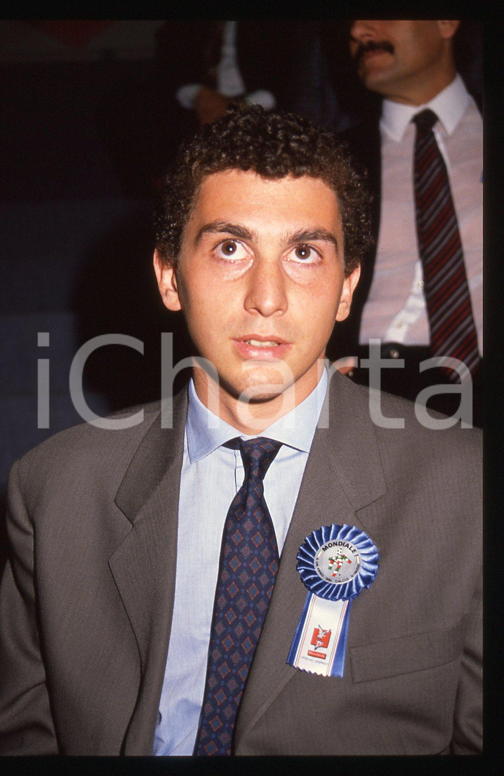 35mm vintage slide* 1989 ITALIA CALCIO Gianluca VICINI - Ritratto (2)