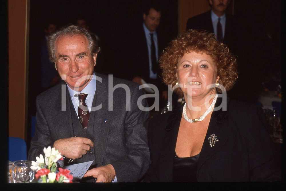 35mm vintage slide* 1989 CAMPIONE D'ITALIA Azeglio e Ines VICINI - Ritratto