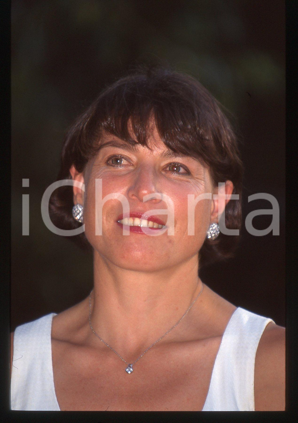 35mm vintage slide* 1995 ca ITALIA COSTUME Manuela DI CENTA Ritratto sciatrice 6