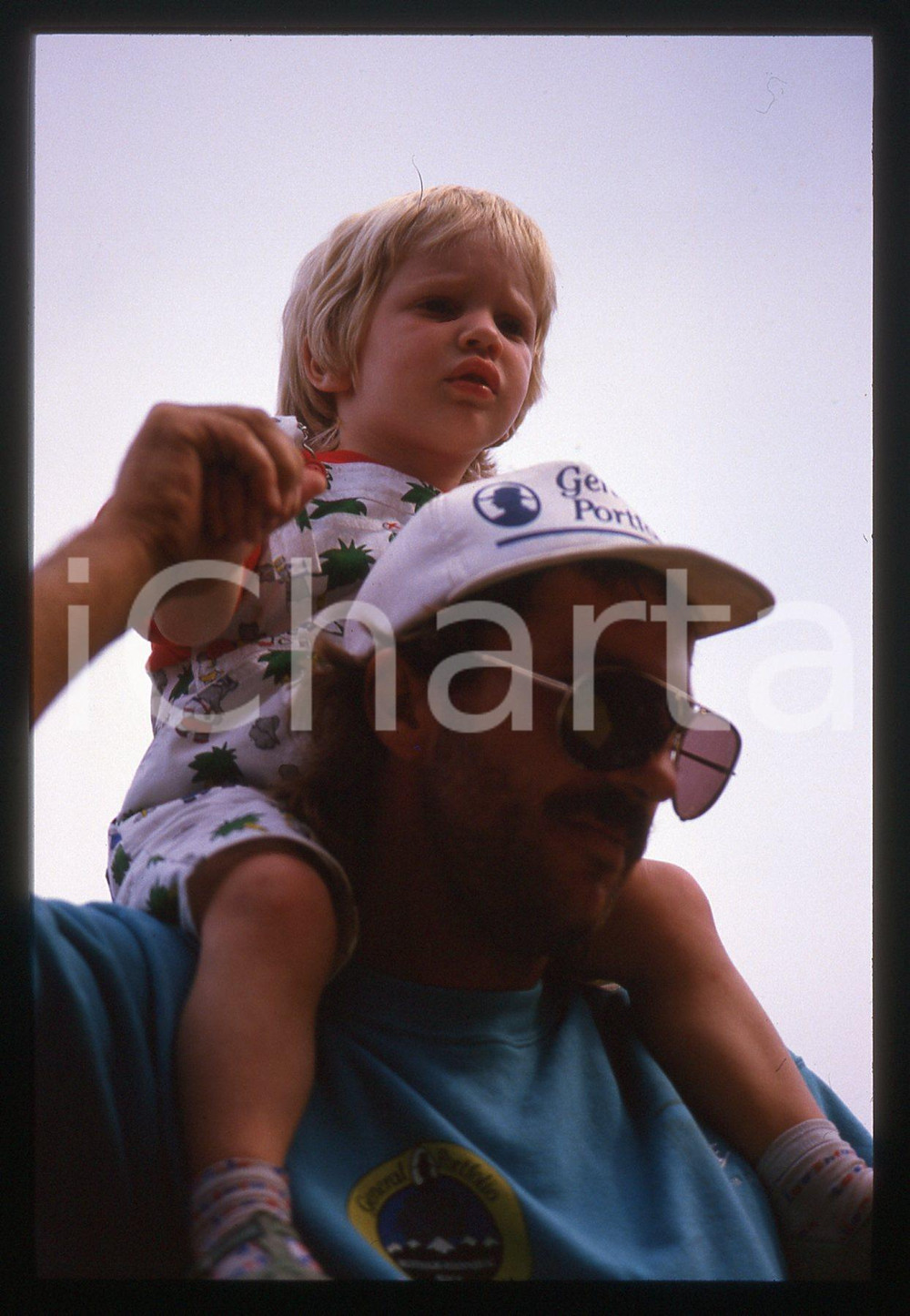 35mm vintage slide* 1988 TORINO Ian e Becky BOTHAM alla IAN BOTHAM HANNIBAL WALK