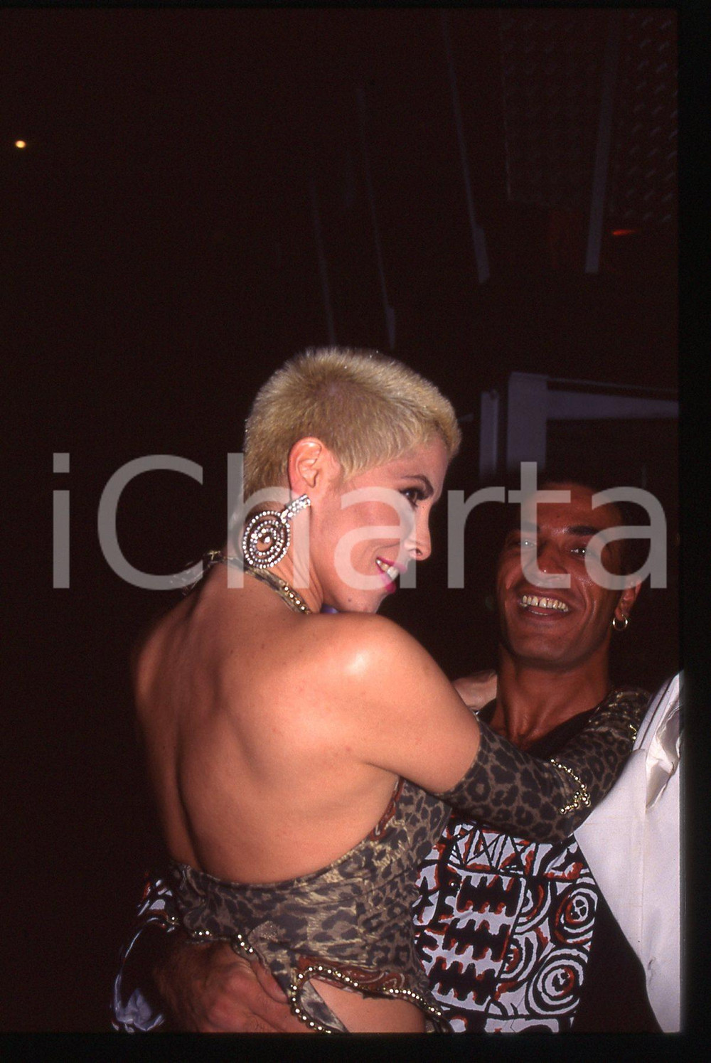 35mm vintage slide* 1995 ca ITALIA Milly D'ABBRACCIO Francesco LOMBARDI GHYBLJ 5