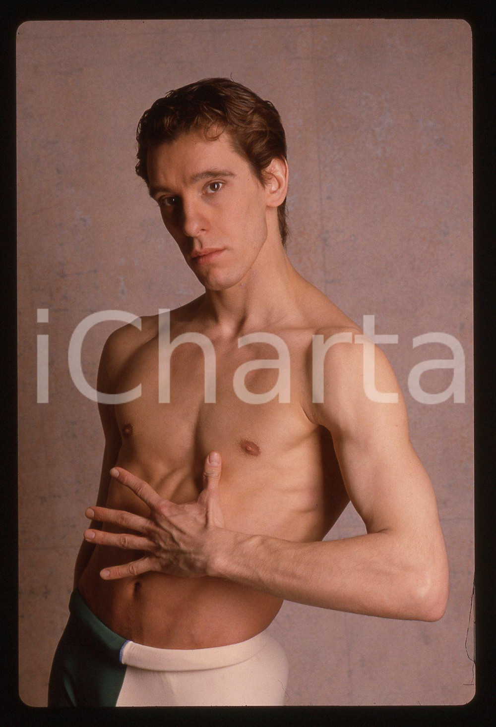 35mm vintage slide* 1985 ca DANZA CLASSICA Marco PIERIN - Ritratto ballerino