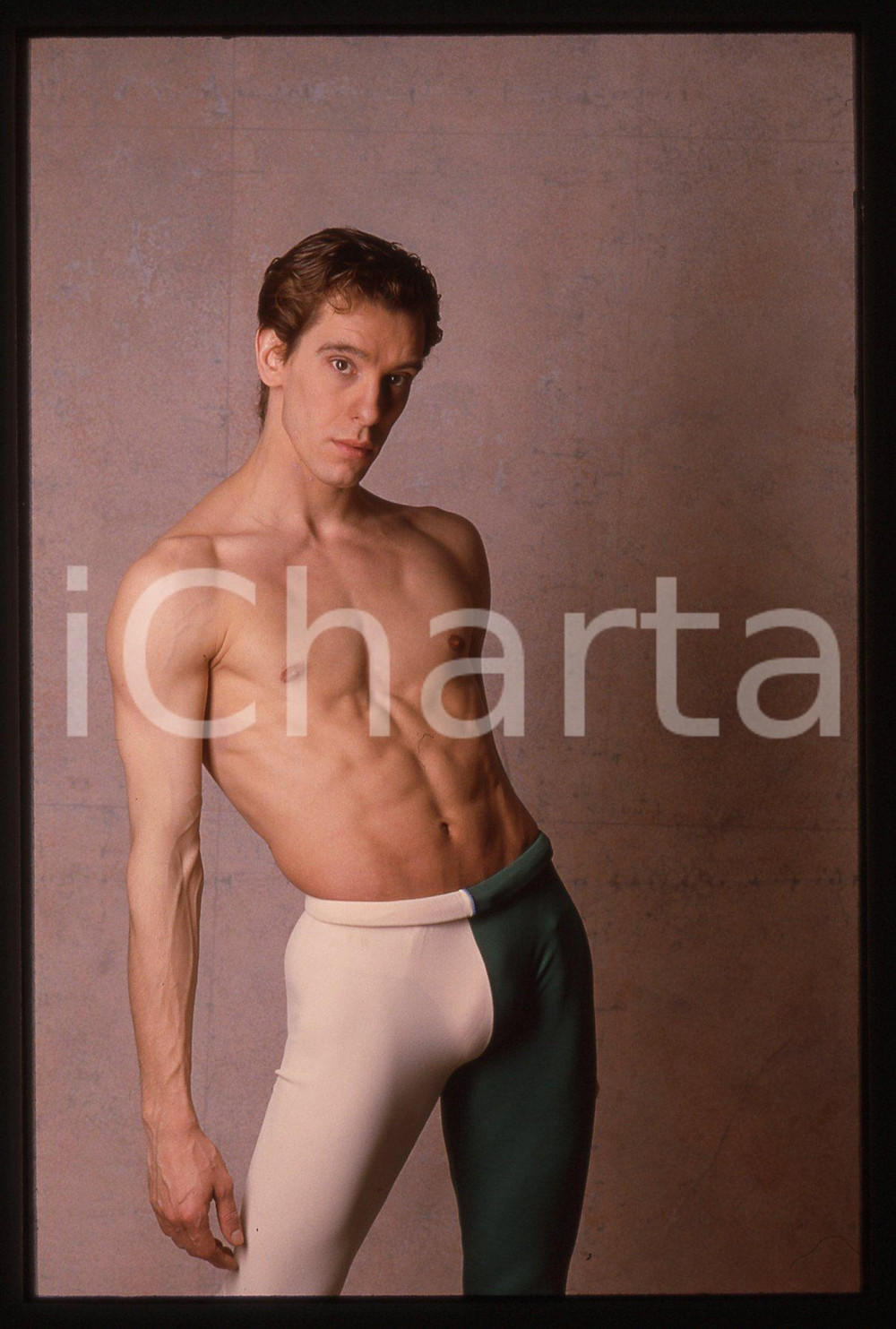 35mm vintage slide* 1985 ca DANZA CLASSICA Marco PIERIN - Ritratto ballerino 2