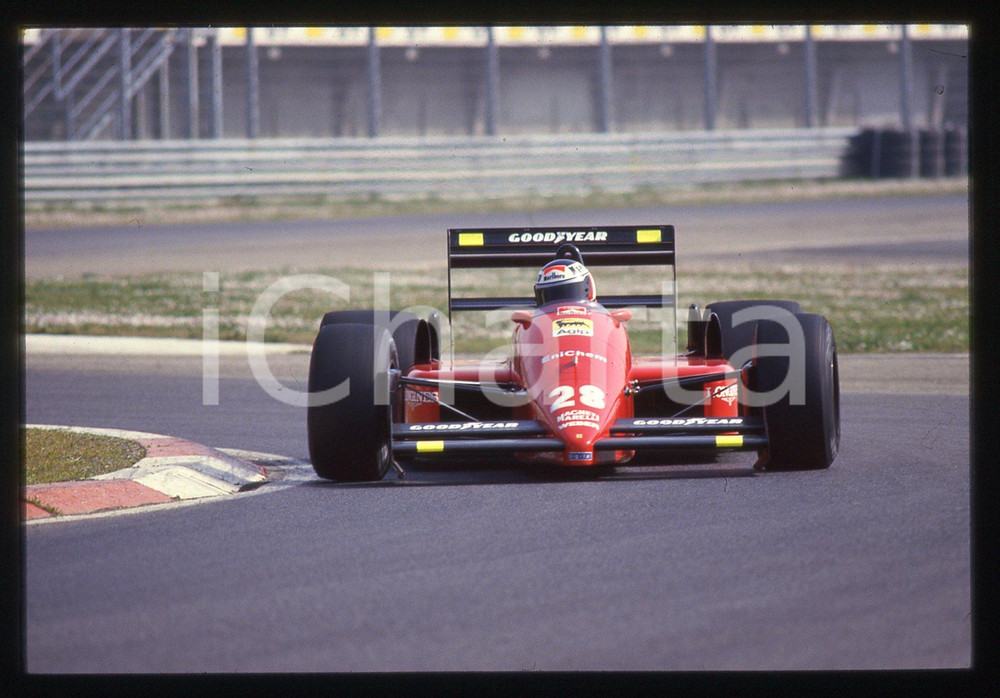 35mm vintage slide* 1988 GP SAN MARINO Gerhard BERGER FERRARI F1-87/88C - Gara 2