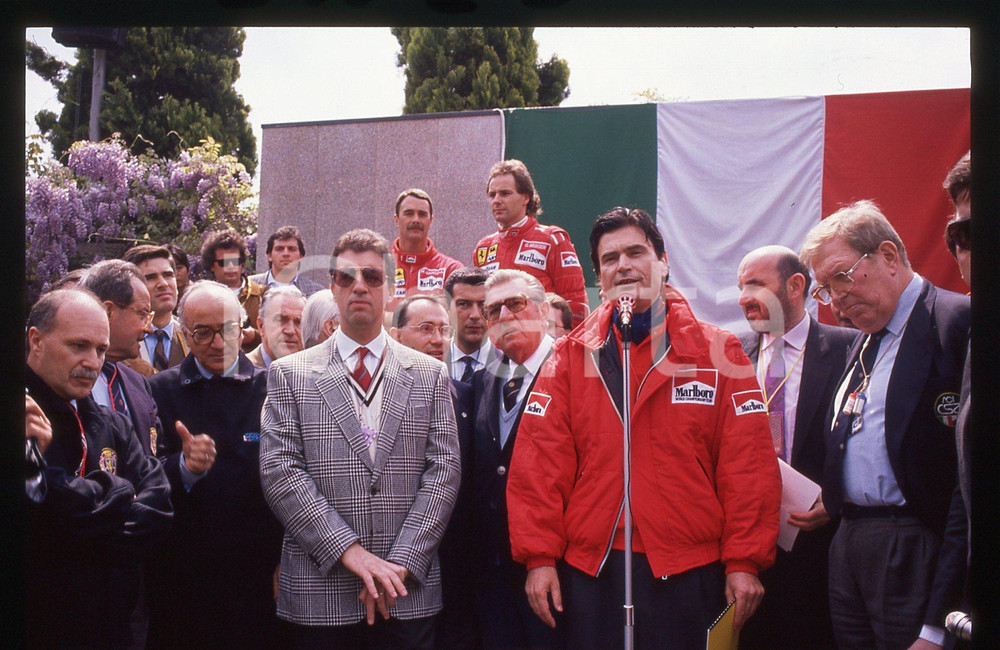 35mm vintage slide* 1988 IMOLA Gerhard BERGER Nigel MANSELL Piero FERRARI (4)