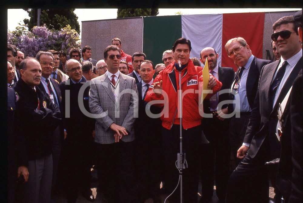 35mm vintage slide* 1988 IMOLA Gerhard BERGER Nigel MANSELL Piero FERRARI (6)