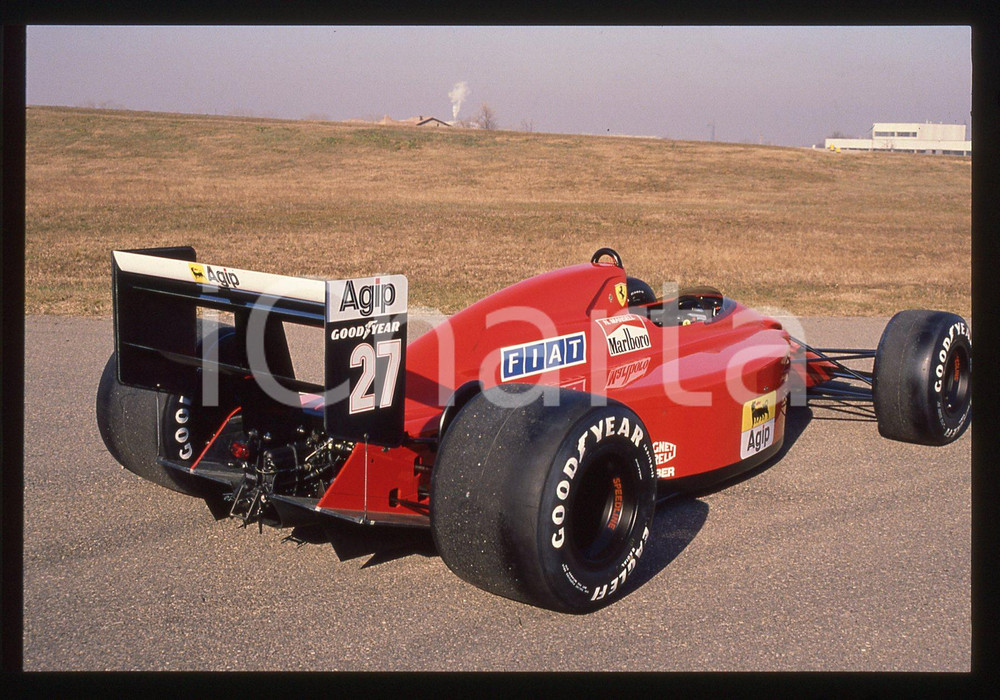 35mm vintage slide* 1989 FIORANO MODENESE FERRARI 640 F1 di Nigel MANSELL