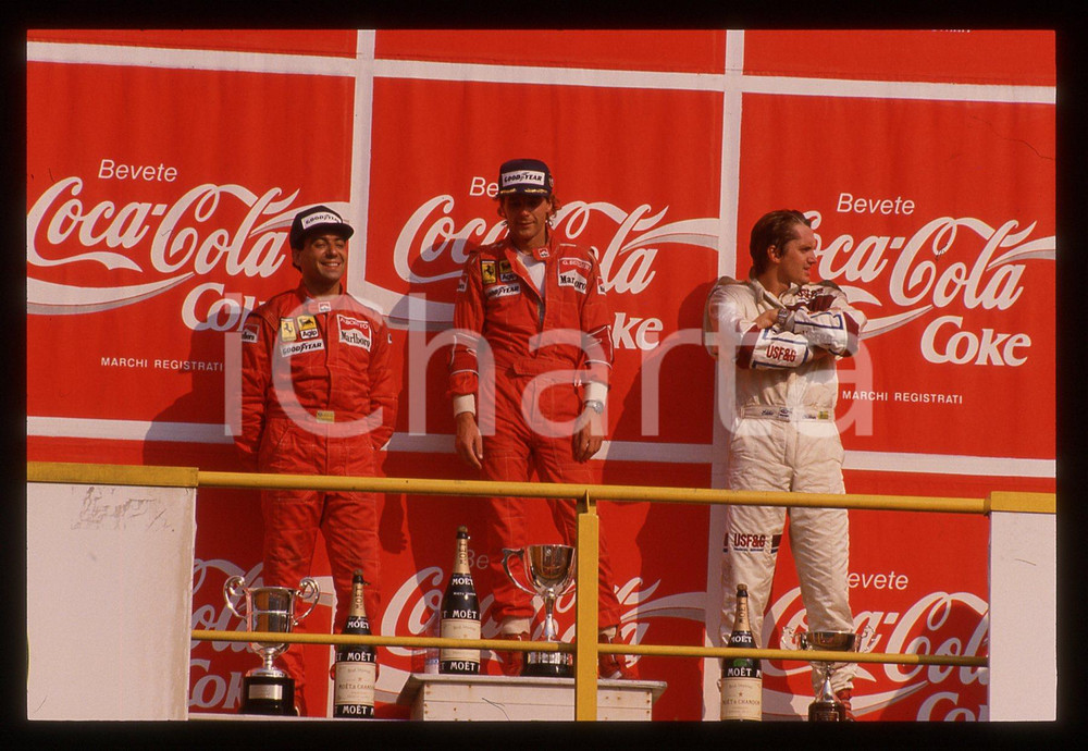 35mm vintage slide*1988 GP MONZA Gerhard BERGER Michele ALBORETO Eddie CHEEVER 5