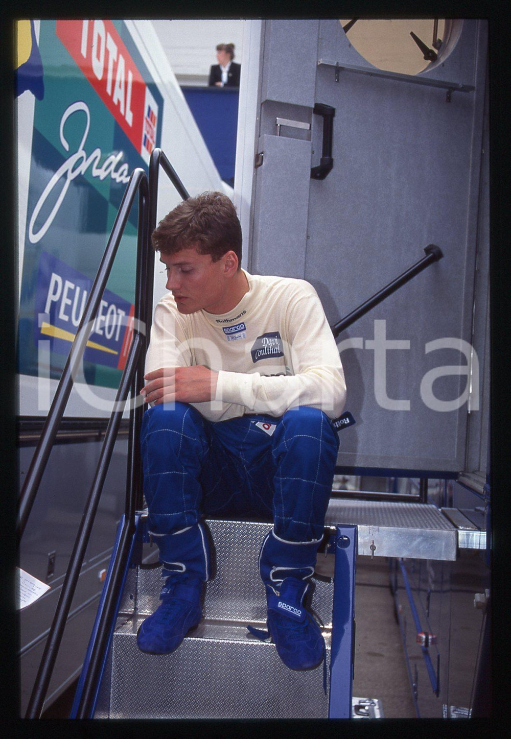 35mm vintage slide* 1995 ca FORMULA 1 David COULTHARD scuderia WILLIAMS (14)