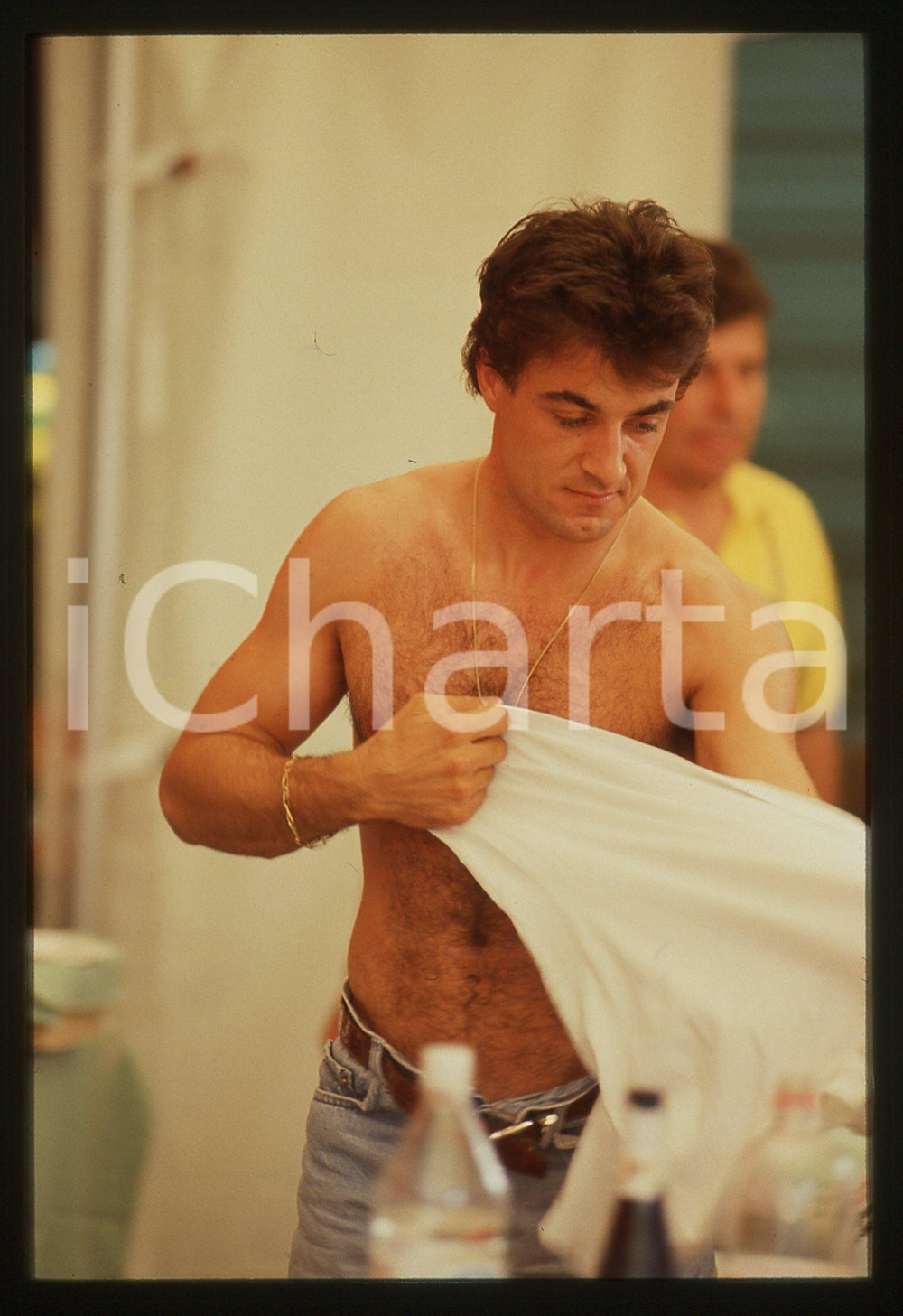 35mm vintage slide* 1990 ca FORMULA1 Jean ALESI - Ritratto del pilota FERRARI