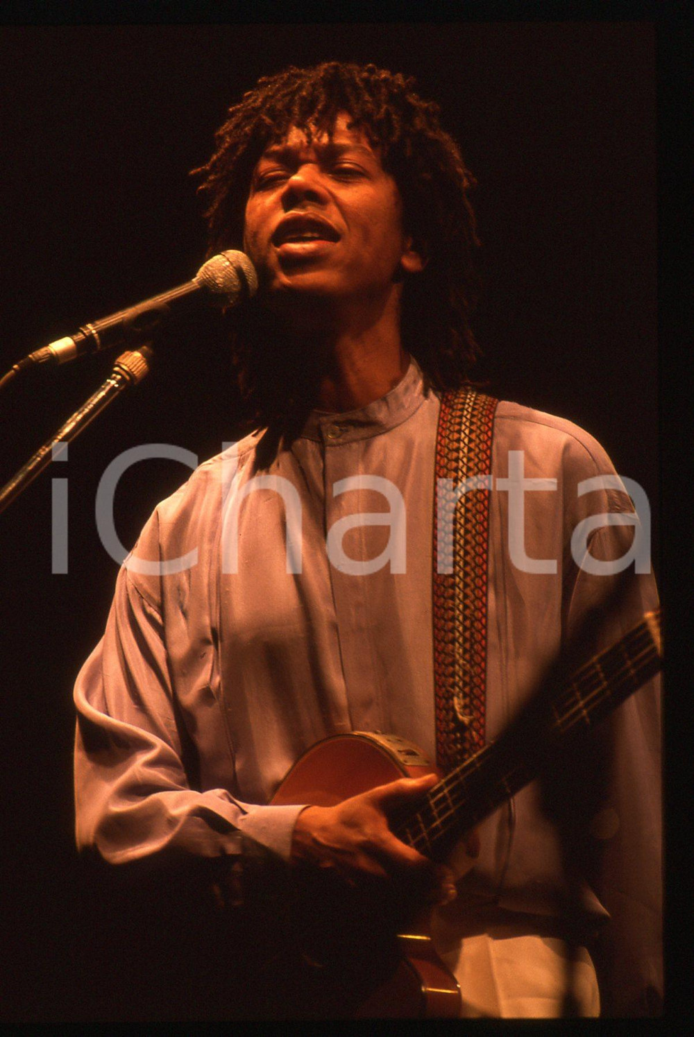 35mm vintage slide* 1985 ca MUSICA DJAVAN Caetano Viana Ritratto del cantante 9