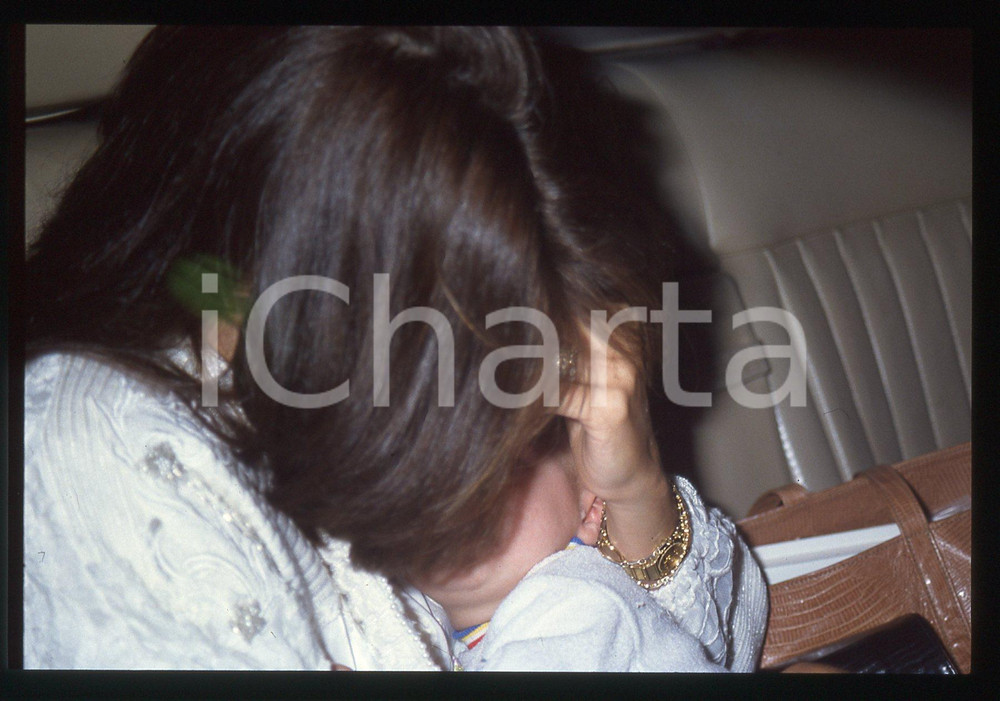 35mm vintage slide* 1995 ca COSTUME Maria SHRIVER e Patrick SCHWARZENEGGER