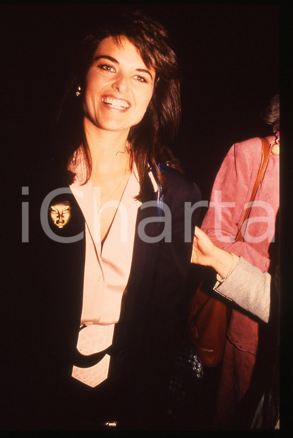35mm vintage slide* 1985 ca COSTUME Maria SHRIVER Ritratto della giornalista (4)