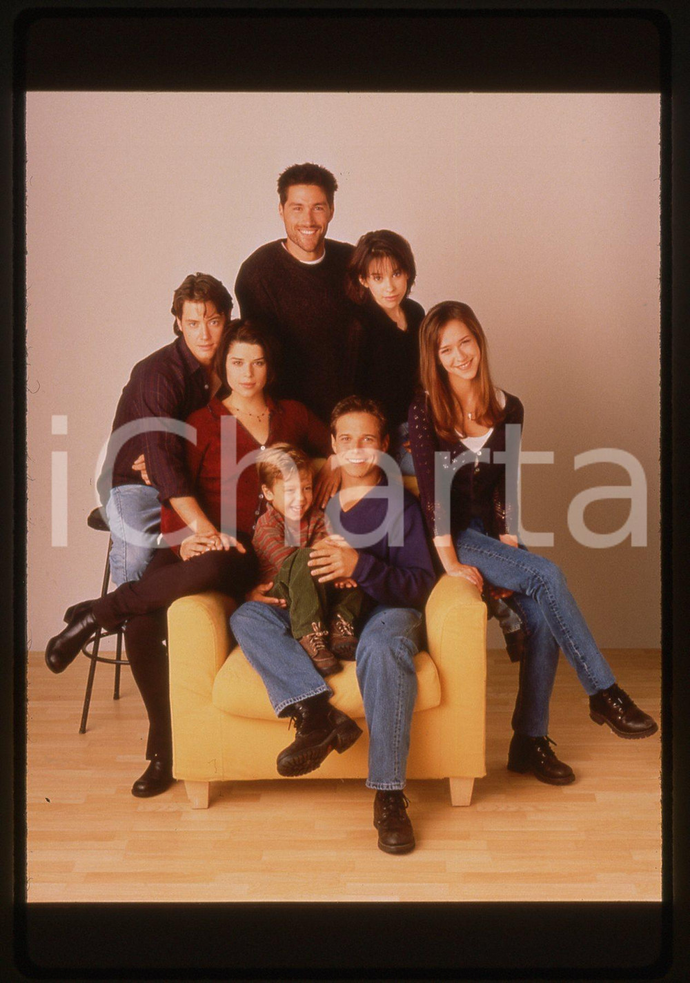 35mm vintage slide* 1994 PARTY OF FIVE Matthew FOX Neve CAMPBELL Lacey CHABERT