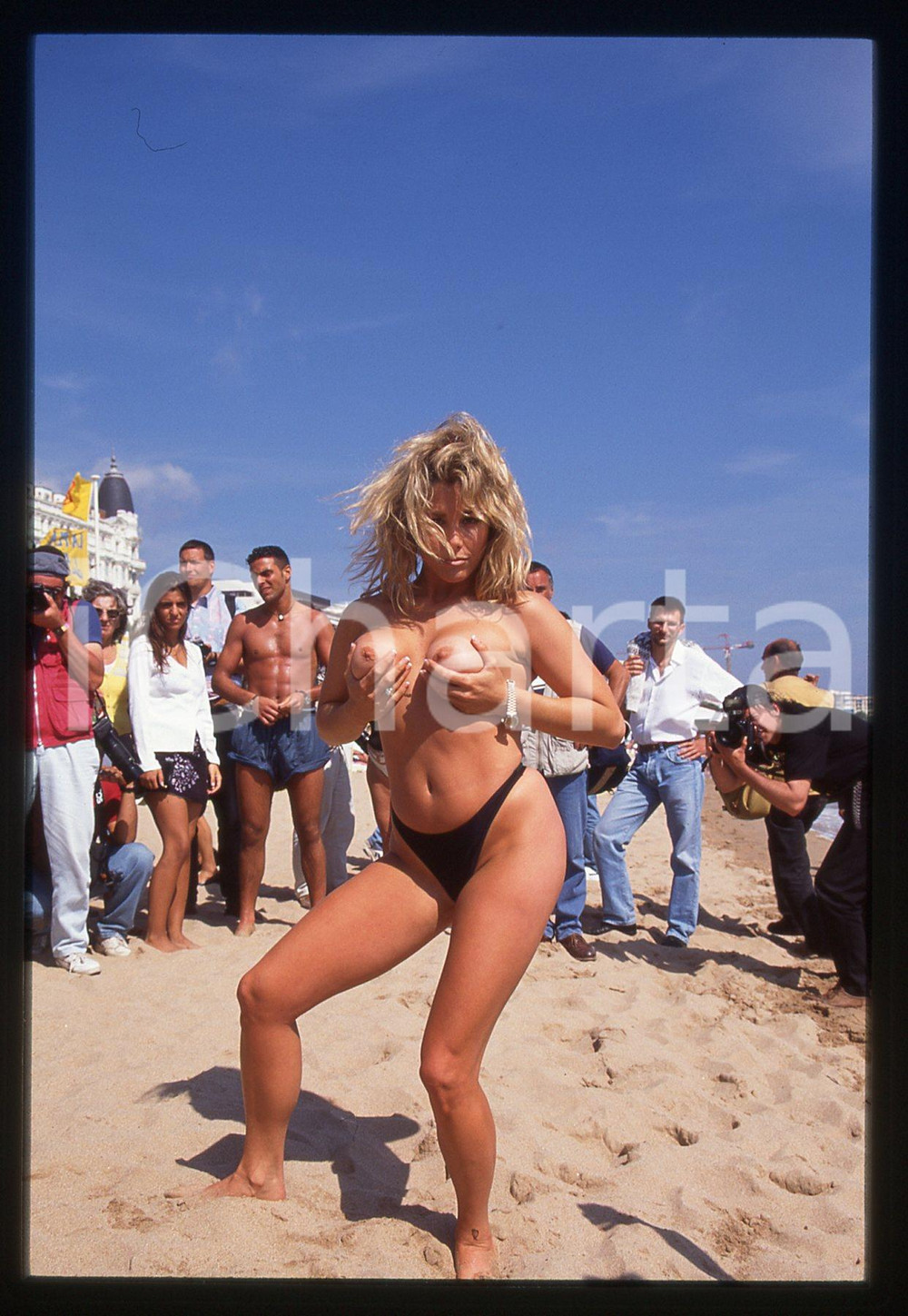 35mm vintage slide* 1995 CANNES CINEMA Melissa MURRAY in topless - Ritratto 15
