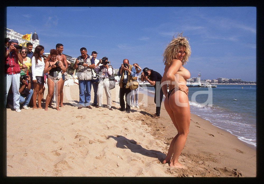 35mm vintage slide* 1995 CANNES CINEMA Melissa MURRAY in topless - Ritratto 20