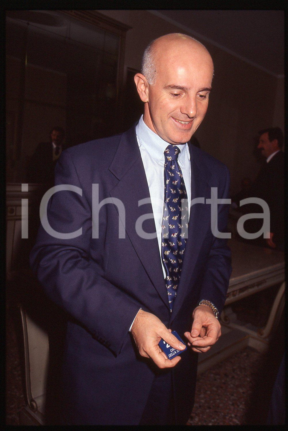 35mm vintage slide* 1990 ca ITALIA CALCIO Arrigo SACCHI - Ritratto allenatore 21