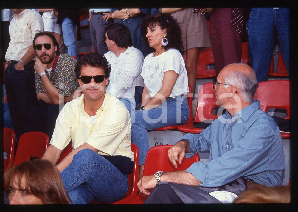 35mm vintage slide* 1990 ca ITALIA CALCIO Arrigo SACCHI e Fabio CAPELLO (2)