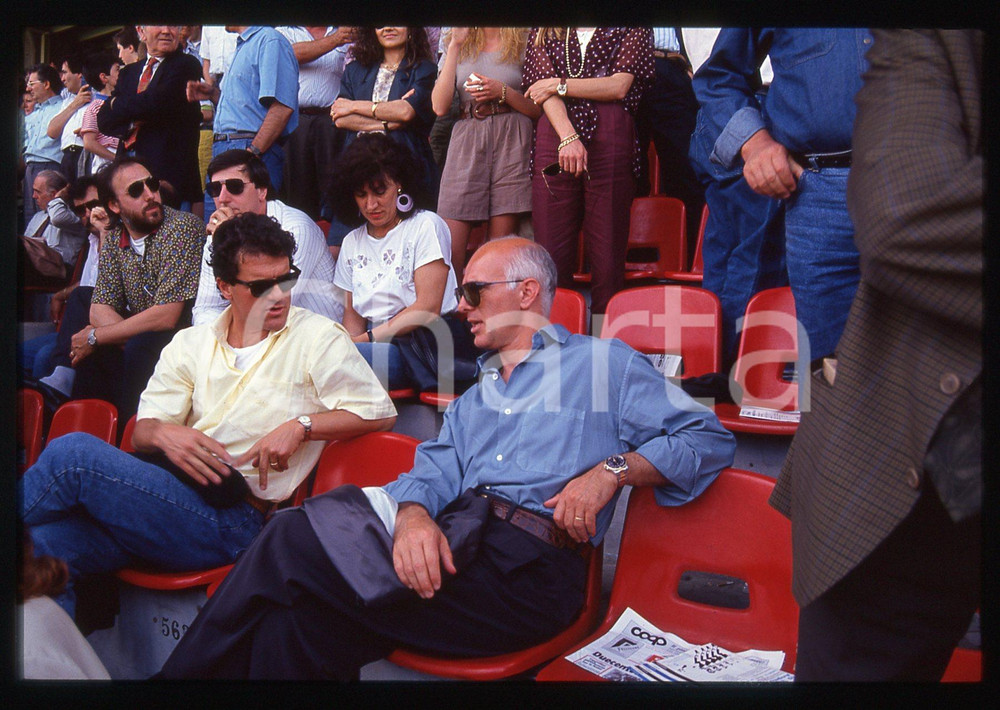 35mm vintage slide* 1990 ca ITALIA CALCIO Arrigo SACCHI e Fabio CAPELLO (3)