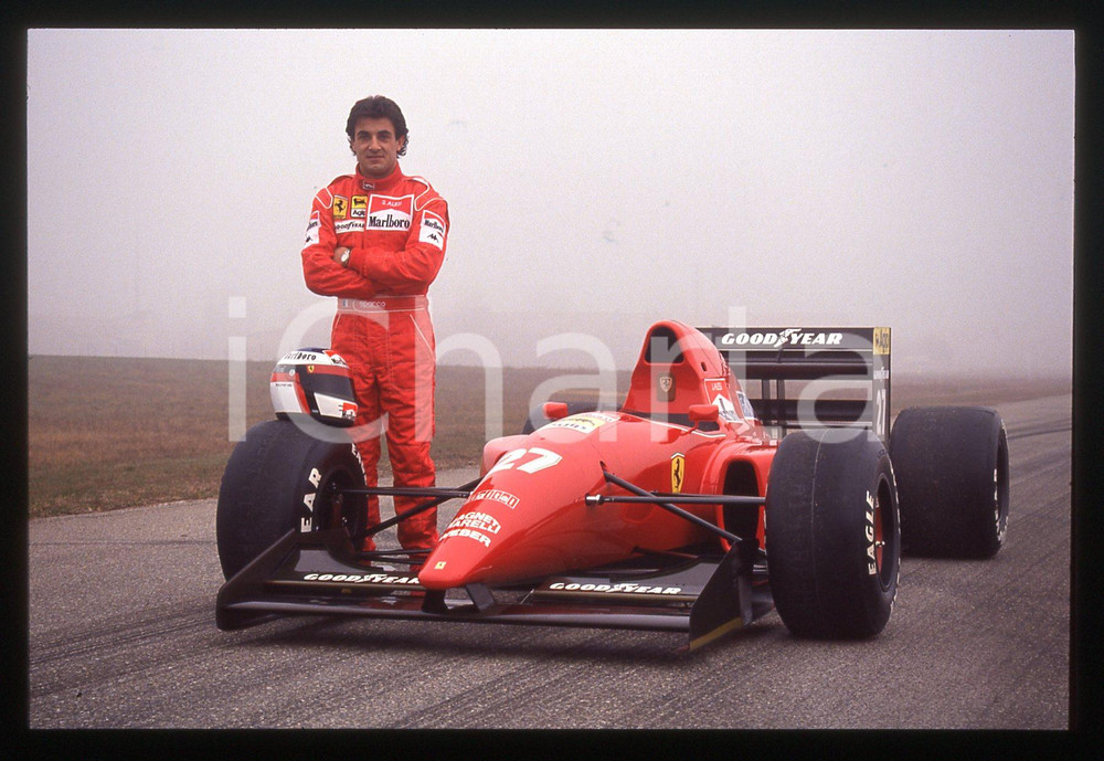 35mm vintage slide* 1992 FIORANO Jean ALESI con FERRARI F92A (9)