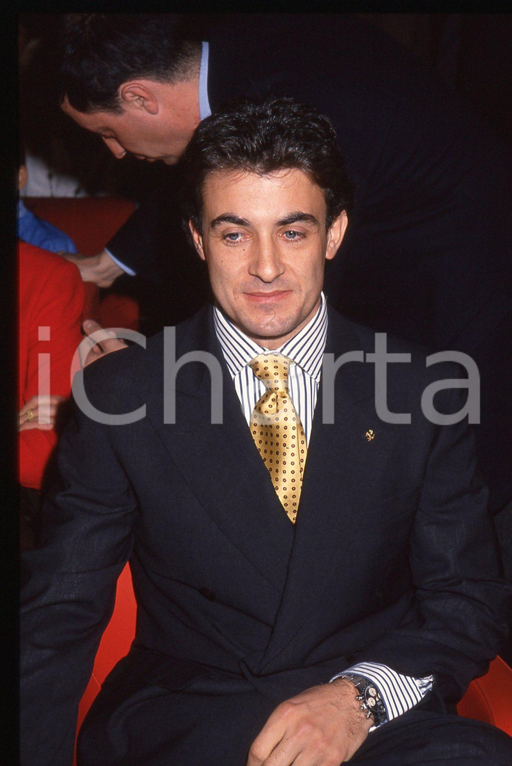 35mm vintage slide* 1990 ca FORMULA 1 Jean ALESI scuderia FERRARI - Ritratto 10