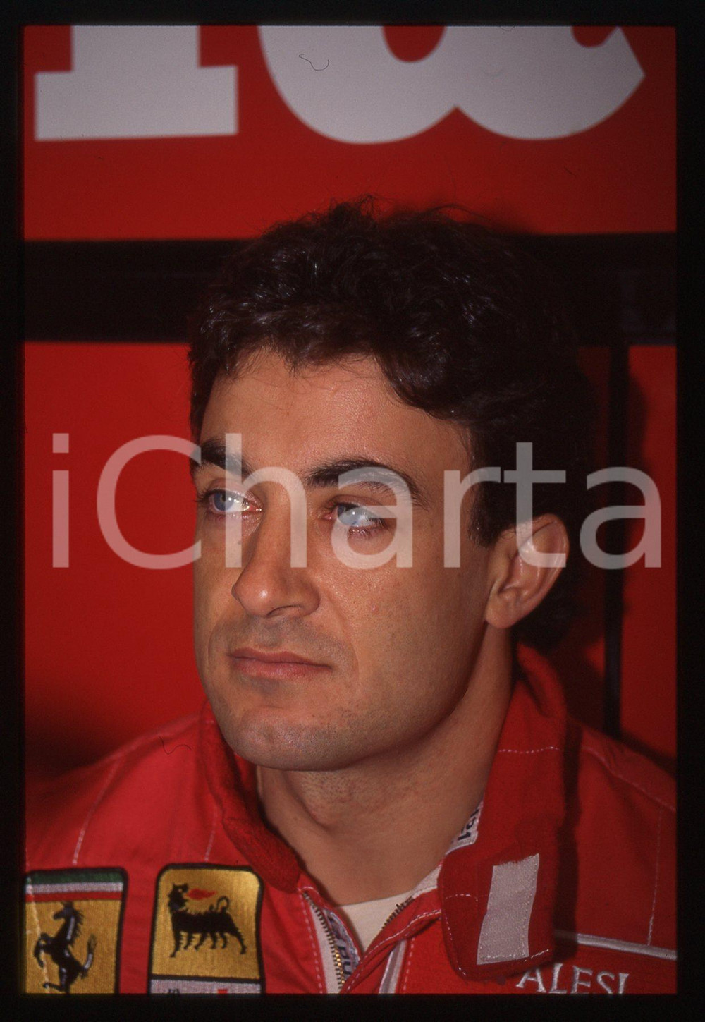 35mm vintage slide* 1995 GP SAN MARINO Jean ALESI scuderia FERRARI - Ritratto 13