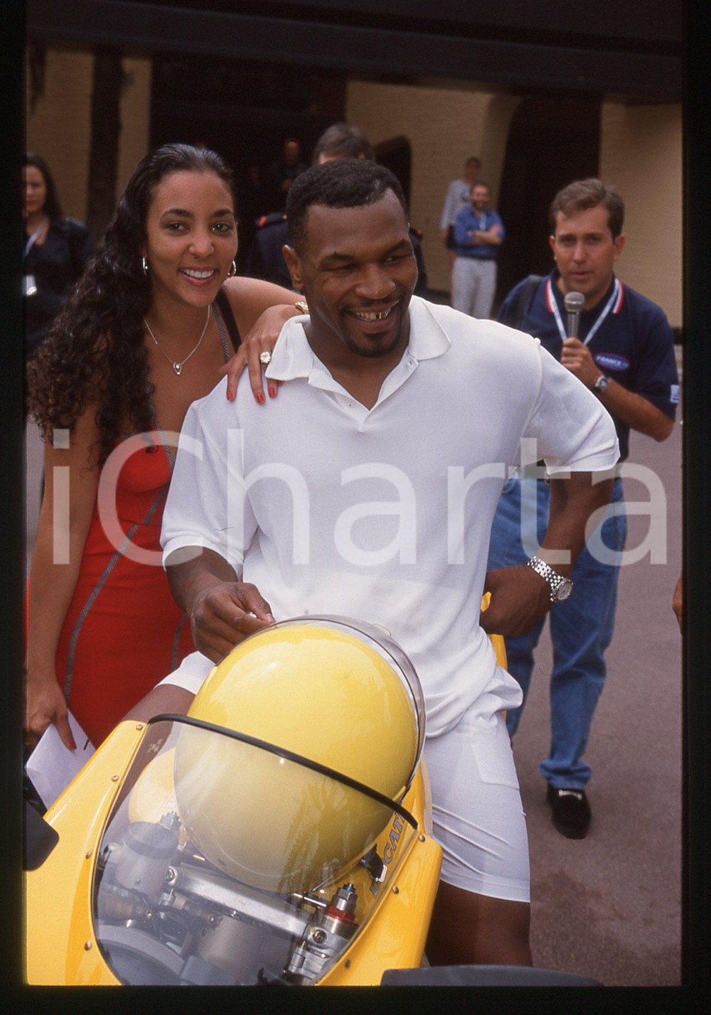 35mm vintage slide* 1998 MONACO Mike TYSON Monica TURNER - WORLD MUSIC AWARDS 7