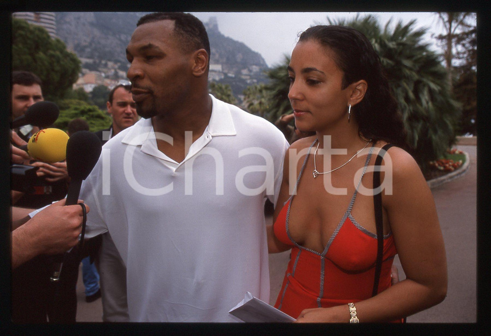 35mm vintage slide* 1998 MONACO WORLD MUSIC AWARDS - Mike TYSON Monica TURNER 21