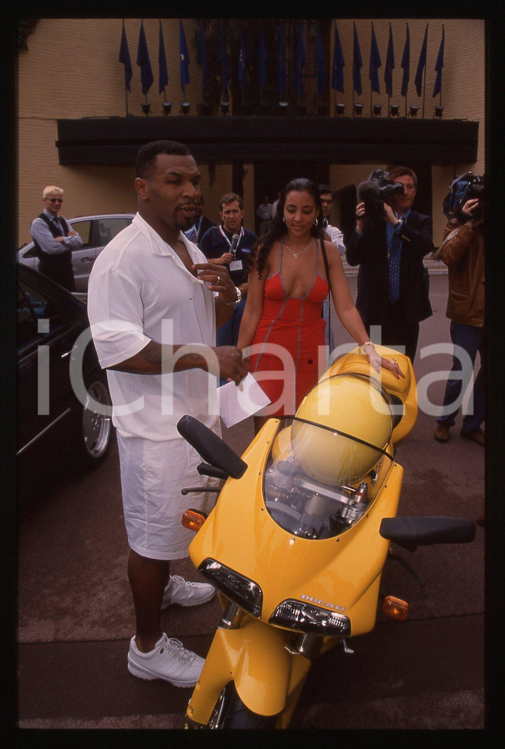 35mm vintage slide* 1998 MONACO Mike TYSON Monica TURNER - WORLD MUSIC AWARDS 32