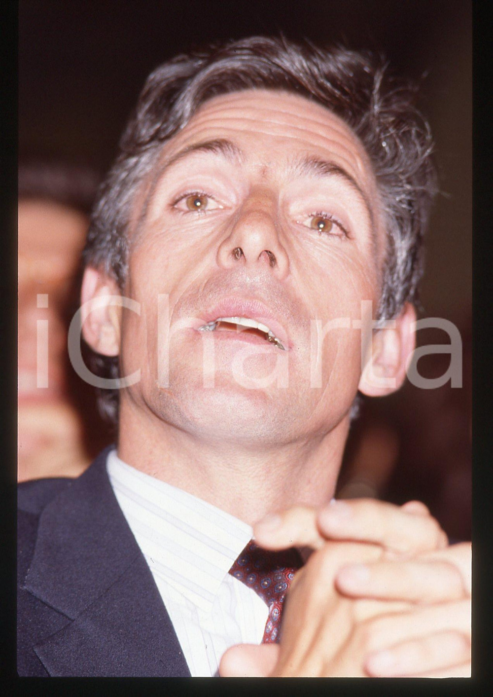 35mm vintage slide* 1990 ca ITALIA Francesco MOSER - Ritratto del ciclista (5)