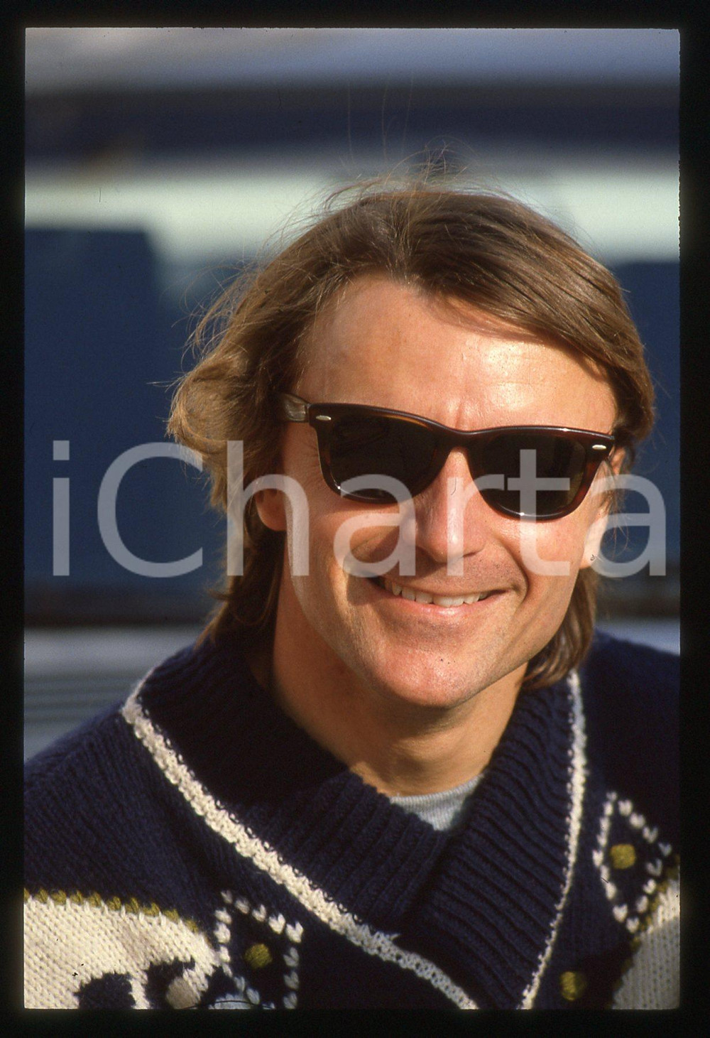 35mm vintage slide* 1985 ca FORMULA 1 Renè ARNOUX - Ritratto del pilota (2)