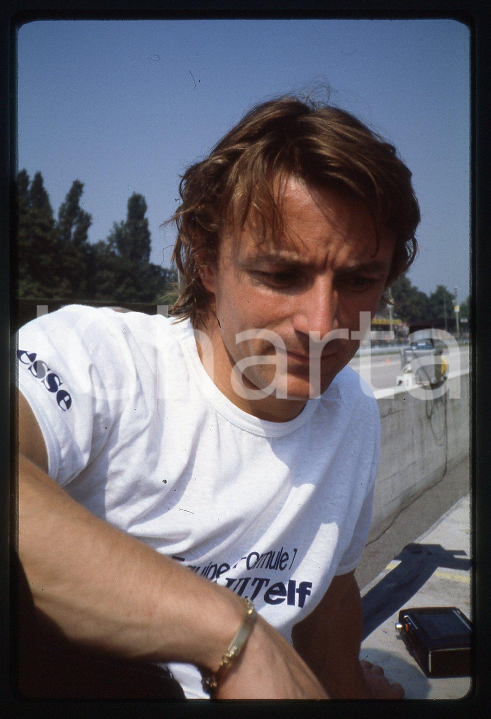 35mm vintage slide* 1982 GP MONZA René ARNOUX scuderia RENAULT ELF - Ritratto 2