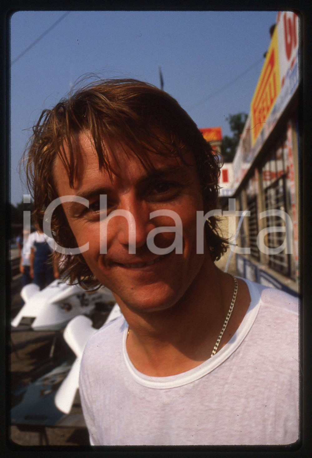 35mm vintage slide* 1982 GP MONZA René ARNOUX scuderia RENAULT ELF - Ritratto 6