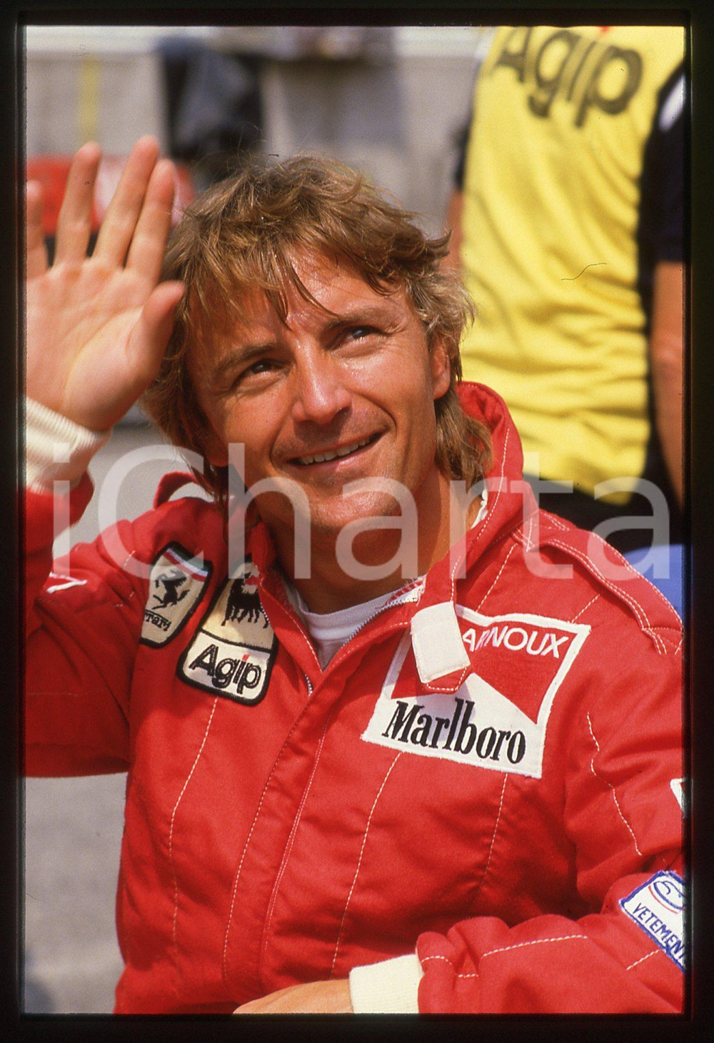 35mm vintage slide* 1983 GP MONZA Renè ARNOUX scuderia FERRARI - Ritratto (3)
