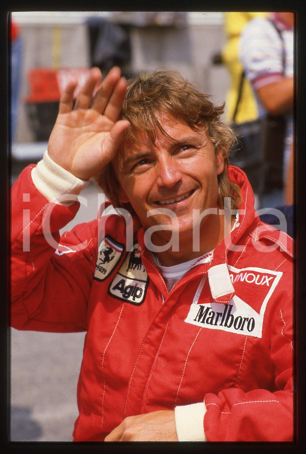 35mm vintage slide* 1983 GP MONZA Renè ARNOUX scuderia FERRARI - Ritratto (5)