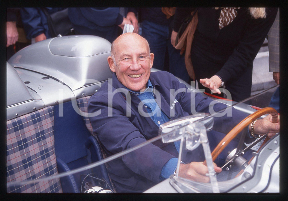 35mm vintage slide* 1999 1000 MIGLIA Stirling MOSS MERCEDES-BENZ 300 SLR (12)